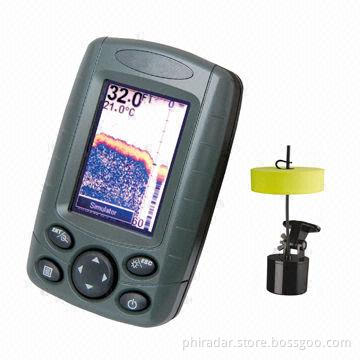 Portable Color Fish Finder with Audible Fisah and Depth Alarm